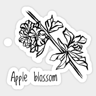 Apple blossom Sticker